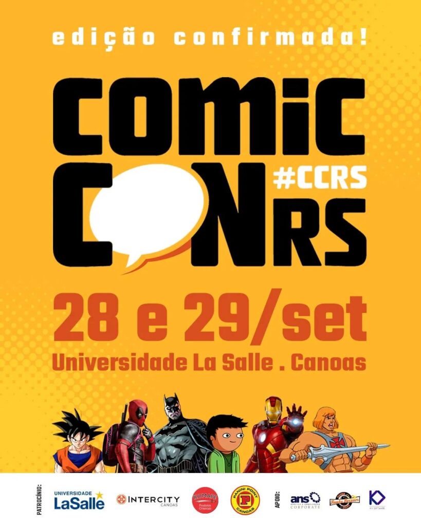 ComicCon RS 2024 confirmada para final de setembro – Revista Rota RS