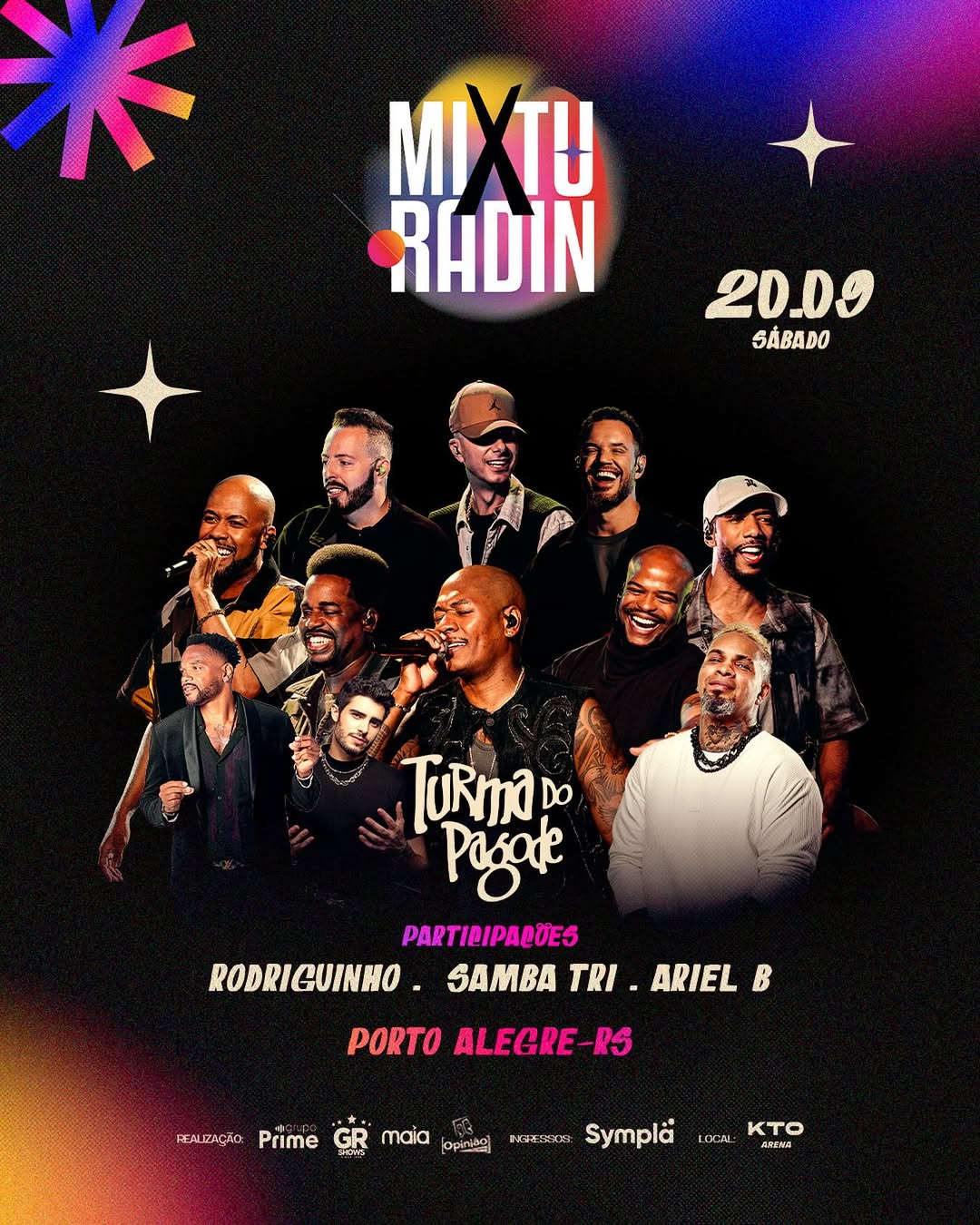 Nesse sábado, 20, tem Turma do Pagode em Porto Alegre – Revista